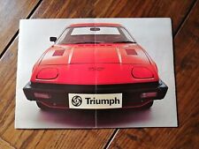 Triumph tr7 brochure for sale  STOWMARKET