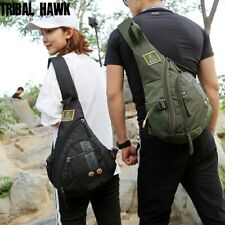 Bolsa de ombro grande 25L bolsa tática peitoral pesca militar caminhada estilingue mochila comprar usado  Enviando para Brazil