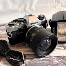 Cámara fotográfica OLYMPUS OM10 SLR con lente zoom TAMRON 35-70 mm F3,5-4,5 + flash, usado segunda mano  Embacar hacia Argentina