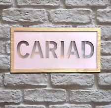 Cariad sign welsh for sale  NEWPORT