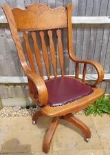 Captains chair vintage for sale  BASINGSTOKE