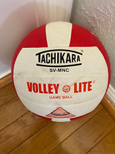 Bola de juego usada de voleibol ligero Tachikara SV- MNC (G-14) roja y blanca segunda mano  Embacar hacia Argentina