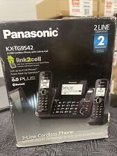 Celular Panasonic KX-TG9542B com/sem fio 2 aparelhos DECT 6.0 link 2 comprar usado  Enviando para Brazil
