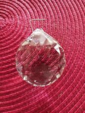 Faceted clear crystal for sale  Whittier