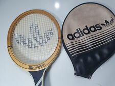 adidas Vintage Ilie Nastase Wooden Tennis Racket segunda mano  Embacar hacia Argentina