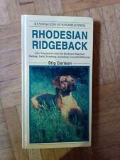 Bücher rhodesian ridgeback gebraucht kaufen  Gernsheim