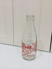 Vintage glass milk for sale  MAESTEG