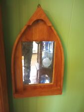 Handmade Fisherman Boat Mirror Hanging Decor Fishing Cabin Coastal Decor  for sale  Shipping to South Africa