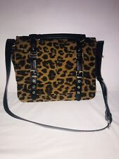 Leopard handbag laptop for sale  OLDHAM