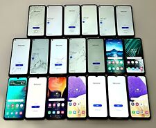 Lote de 20 telefones Samsung Galaxy mistos - rachados - funcionando - apenas para peças! Leia! comprar usado  Enviando para Brazil
