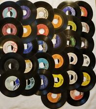 Lote de (30) Discos de Vinil Aleatórios 45 rpm Vintage 7” Jukebox Rock Pop Country Soul comprar usado  Enviando para Brazil