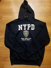 Vintage nypd hoodie for sale  BRIGHOUSE