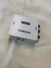 Mini adaptador conversor composto de áudio vídeo RCA HDMI 1080P para AV/Comp HDTV/DVD comprar usado  Enviando para Brazil