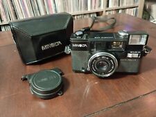 Minolta Hi-Matic AF2 35mm Film Camera Point And Shoot CLEAN Lens Cap And Strap for sale  Shipping to South Africa