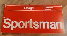 1972 dodge sportsman for sale  Marshfield