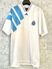 Maillot vintage Olympique Marseille OM 93 1993 anniv. 20 ans Adidas taille L d'occasion  Paris V