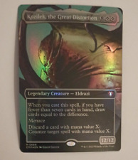 Used, Kozilek, the Great Distortion Borderless FOIL NM Magic Commander Masters MTG for sale  Shipping to South Africa