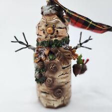 Rustic log snowman for sale  Chandler