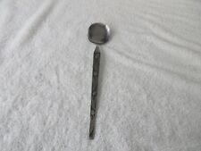 VINTAGE~~10.5" STAINLESS STEEL SPOON WITH FLORAL DECOR!!!, used for sale  Shipping to South Africa