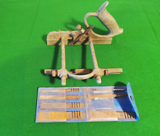 Used, Record No 044 Plough Plane + Pack of 7 cutters - 1 missing. In need of a clean. for sale  Shipping to South Africa