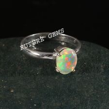 Ethiopian Opal Ring 925 Sterling Silver Statement Ring Multi Beaded Ring RG 630 for sale  Shipping to Canada