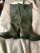Green rubber waders for sale  SHETLAND