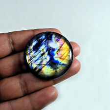 130Cts.Natural Spectrolite Purple Flash Labradorite Round Cabs Gemstone H153-07 for sale  Shipping to South Africa