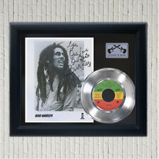 Usado, Bob Marley "Rhythm" Reprodução Emoldurada Prata Assinado Display Record comprar usado  Enviando para Brazil
