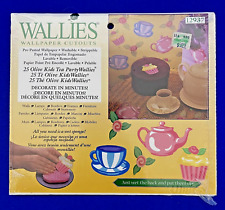 Calcomanías adhesivas Wallies Olive Kids Tea Party #12937 papel tapiz arte recortes segunda mano  Embacar hacia Argentina