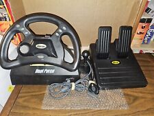 Team Mad Catz Dual Force Racing Steering Wheel/Pedals PS1 for sale  Shipping to South Africa