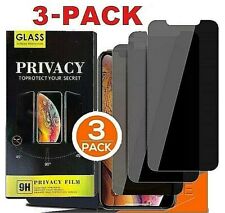 3-PK iPhone 13 12 11 Pro Max XR Privacy Anti-Spy Tempered GLASS Screen Protector for sale  Cranston