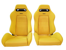 Par De Usado Jdm Recaro Balde Amarelo SR3 DC2 Sport Racing Seats, usado comprar usado  Enviando para Brazil