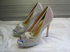 Olivia Ferguson Transparent Vinyl Heels, Women's Size 9M for sale  Shipping to South Africa