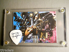 LOOK - KISS palheta de guitarra Tommy Thayer / exibição de cartão #1!!! Ótimo presente!!!, usado comprar usado  Enviando para Brazil