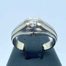 anello solitario diamante uomo usato  Messina