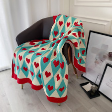 Cobertores para cadeira de sala de estar capa para sofá cobertor para decoração de quarto cobertores de malha  comprar usado  Enviando para Brazil