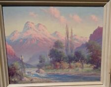Used, fine O/C art painting South West Sonora Desert landscape signed John Hilton for sale  Shipping to Canada
