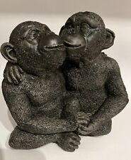 Chimpanzees couple statue for sale  WOODFORD GREEN