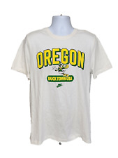 Oregon DUCKS Basketball NIKE DUCK TOWN USA Pepsi TEE SHIRT       Men's  L for sale  Shipping to South Africa