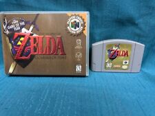 Legend of Zelda Ocarina of Time N64 NINTENDO 64 ORIGINAL Estojo Plástico Bônus comprar usado  Enviando para Brazil