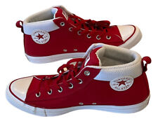 Usado, Novo Tênis Converse Chuck Taylor All Star Madison Vermelho Branco Top Alto Tamanho 12 comprar usado  Enviando para Brazil