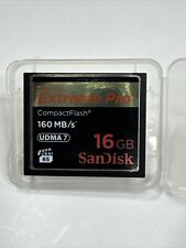 Cartão de memória flash compacto Sandisk Extreme Pro 16GB - 160MB/S UDMA 7 comprar usado  Enviando para Brazil