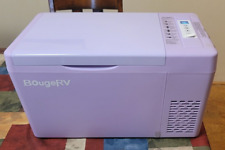 Ends 5/20 11AM PST BougeRV 12V 23 Quart Colorful Purple Portable Fridge for sale  Shipping to South Africa