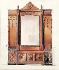 Antique watercolor furniture d'occasion  Expédié en Belgium