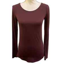 Athleta Purple Twist Back Long Sleeve Lyocell Top Women's Size XXS for sale  Shipping to South Africa