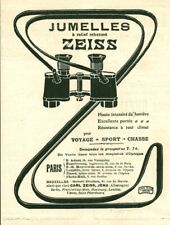 1909 zeiss binoculars d'occasion  Expédié en Belgium