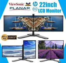 Monitor principal duplo grande 19" 22" 23" 24" LCD LED monitor widescreen 1080p com VGA comprar usado  Enviando para Brazil