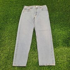 Usado, Jeans vintage LEVIS 501 folgado 34x30 desbotado leve lavagem média comprar usado  Enviando para Brazil