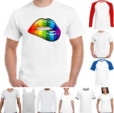 Lgbt Camiseta Hombre Labios Orgullo Gay Arcoiris Colores Conjunto Lesbiana Ropa segunda mano  Embacar hacia Argentina