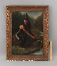 painting framed native large for sale  Cumberland